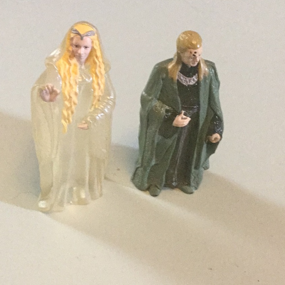 LOTR Galadriel and Celeborn toys.
